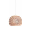 Ceramic hanging lamp terracota